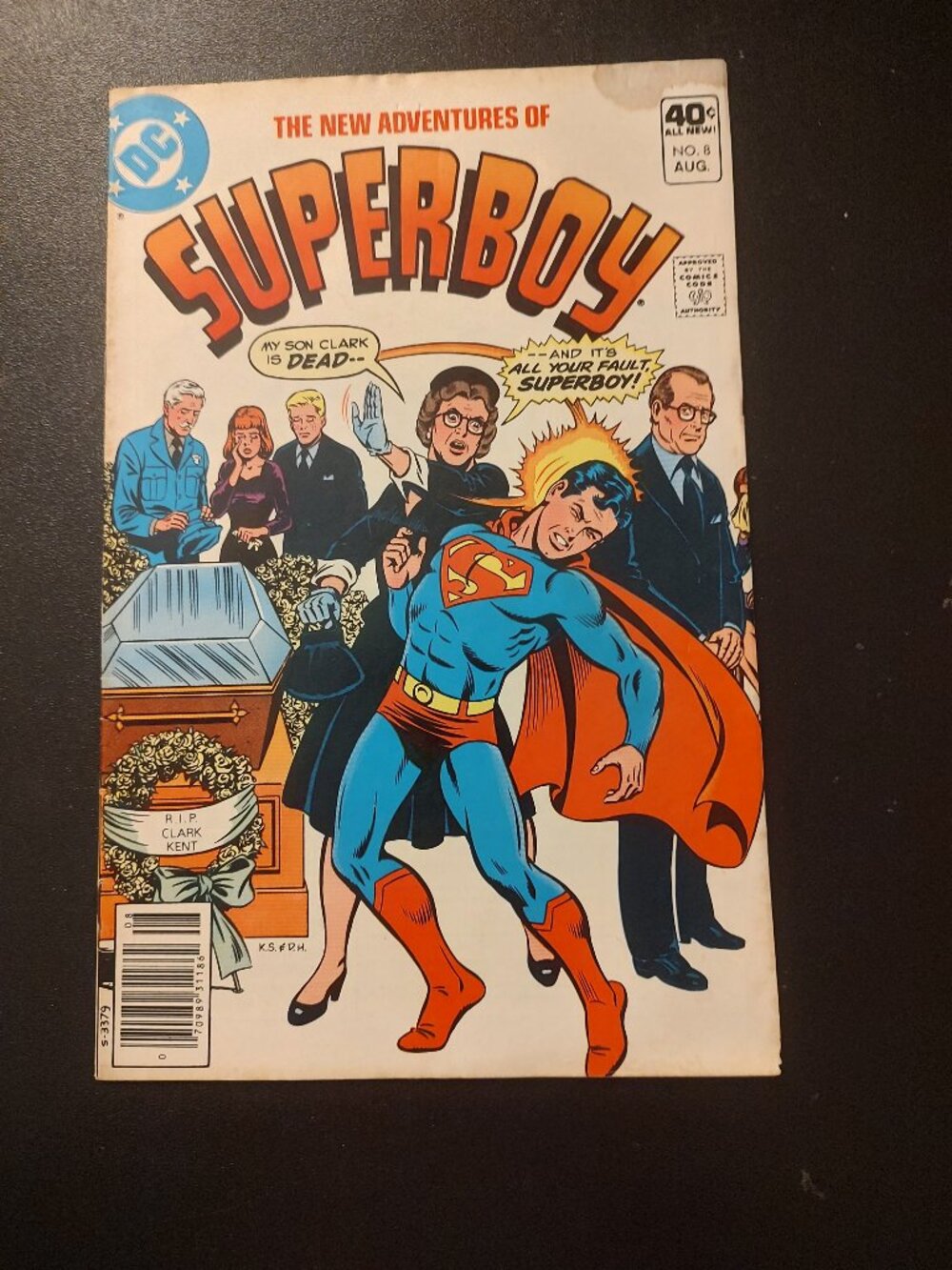 NEW ADVENTURES OF SUPERBOY # 8 By Cary Bates Cover by Andru & Schaffenberger